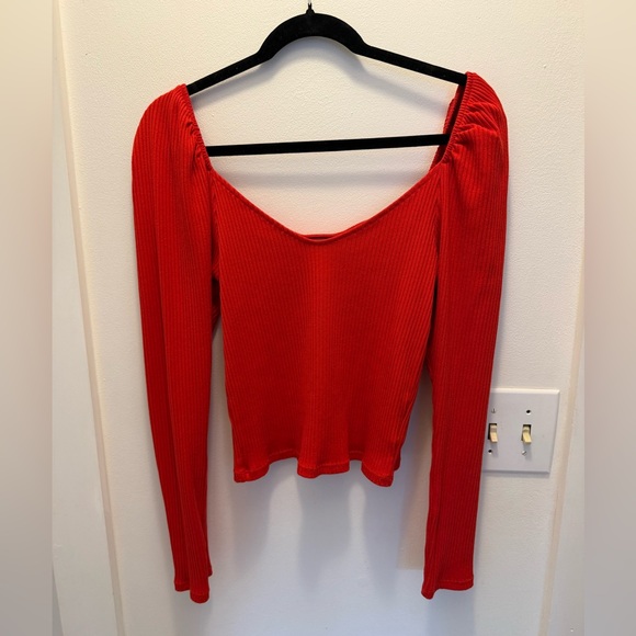 H&M Ribbed Square Neck Top - Picture 1 of 5
